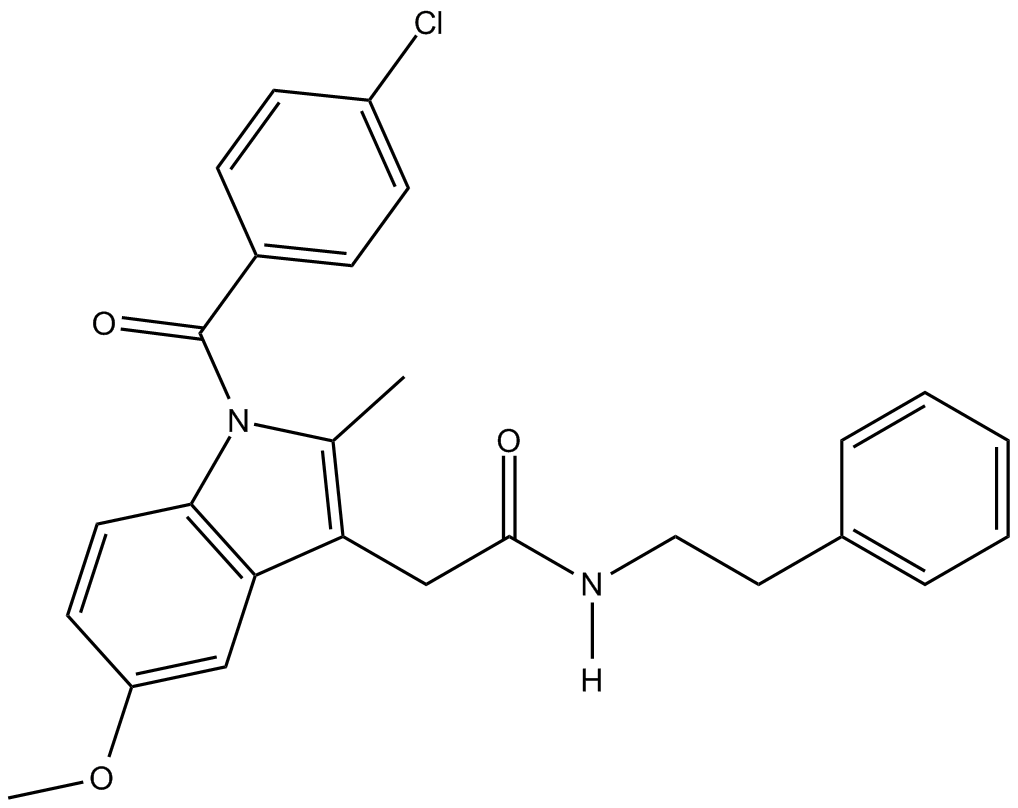 N-(2-phenylethyl)-Indomethacin amide图片