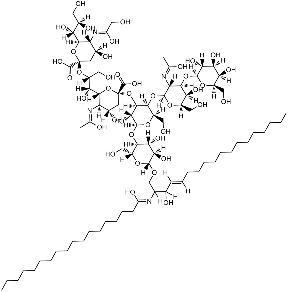 Ganglioside GD1b(sodium salt)图片