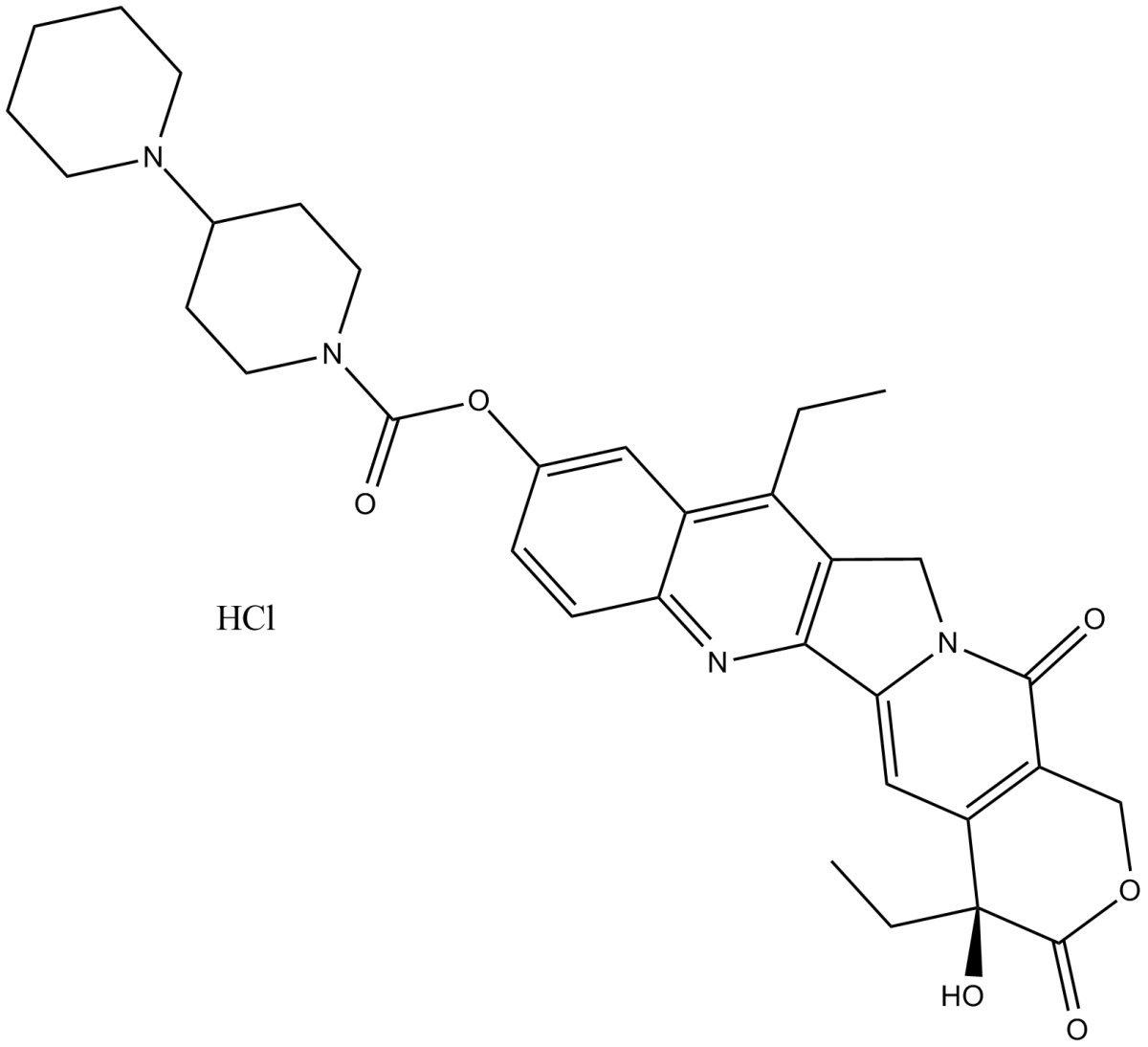 Irinotecan hydrochloride图片