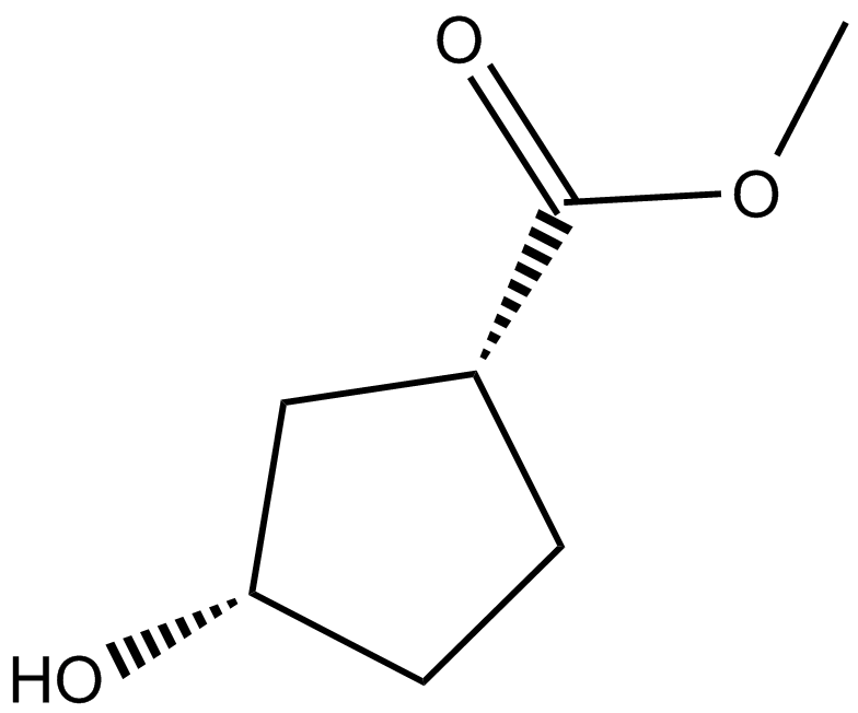 (1R,3S)-3-Hydroxycyclopentane carboxylic acid methyl ester图片