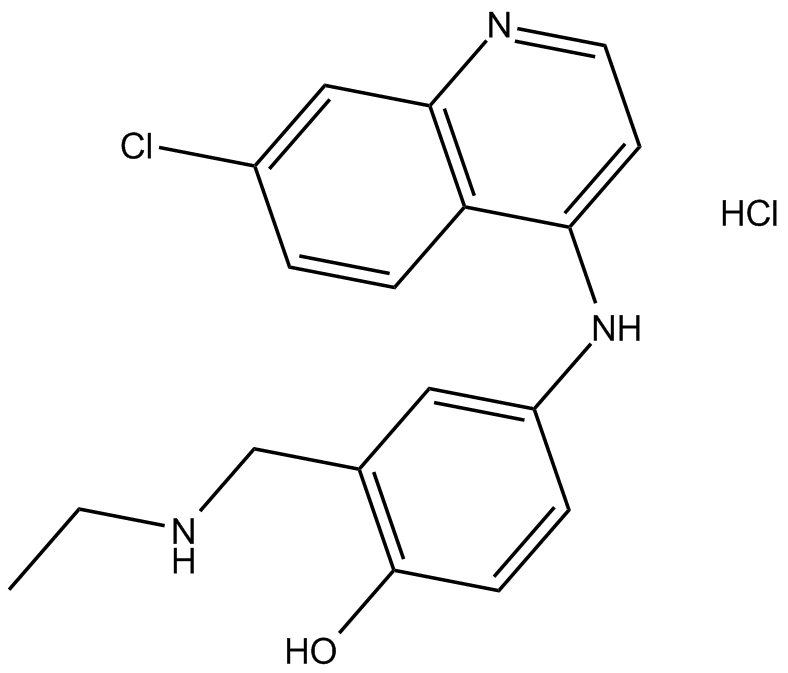 N-desethyl Amodiaquine(hydrochloride)图片