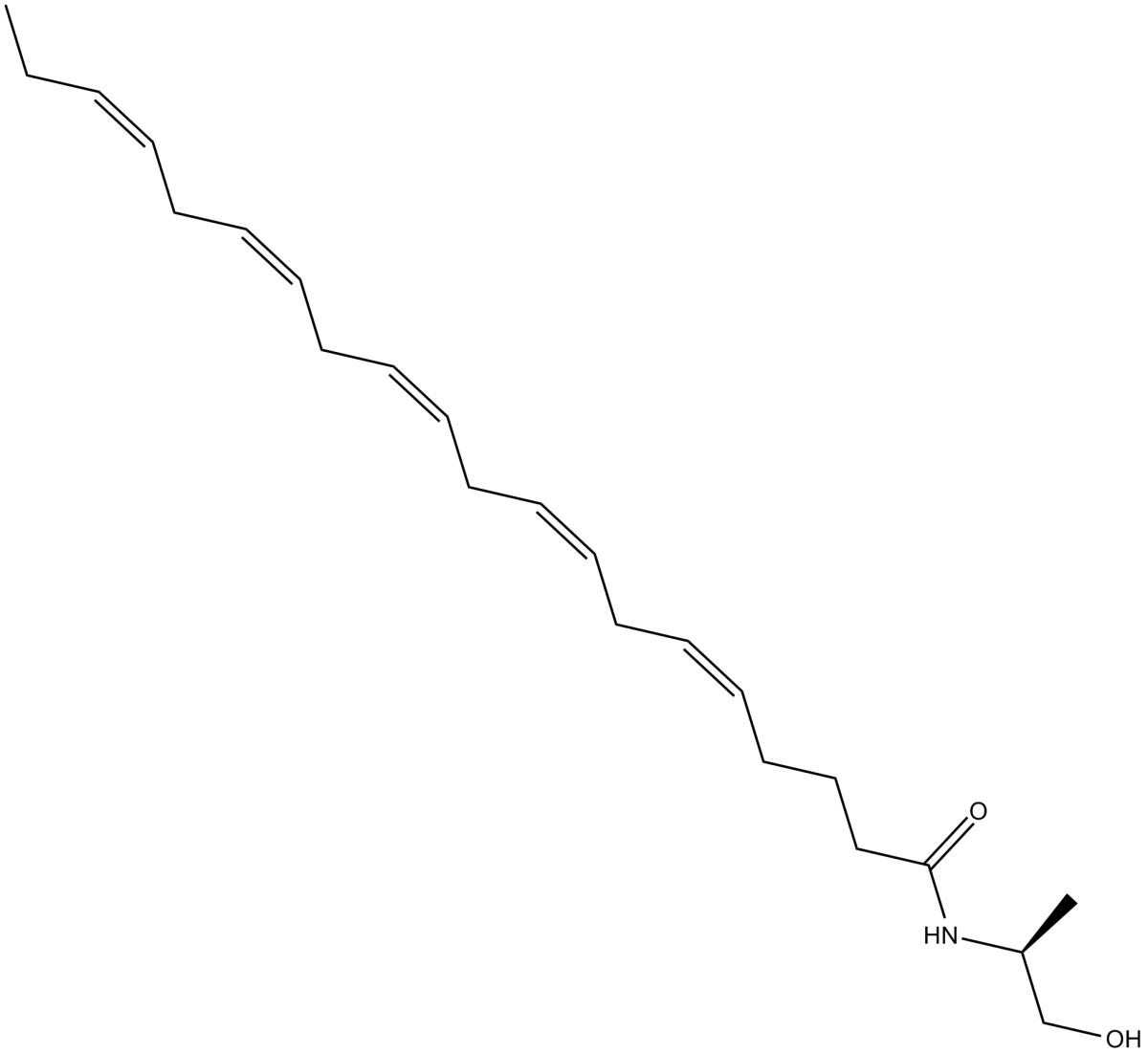 (S)-(–)-Eicosapentaenyl-1'-Hydroxy-2'-Propylamide图片