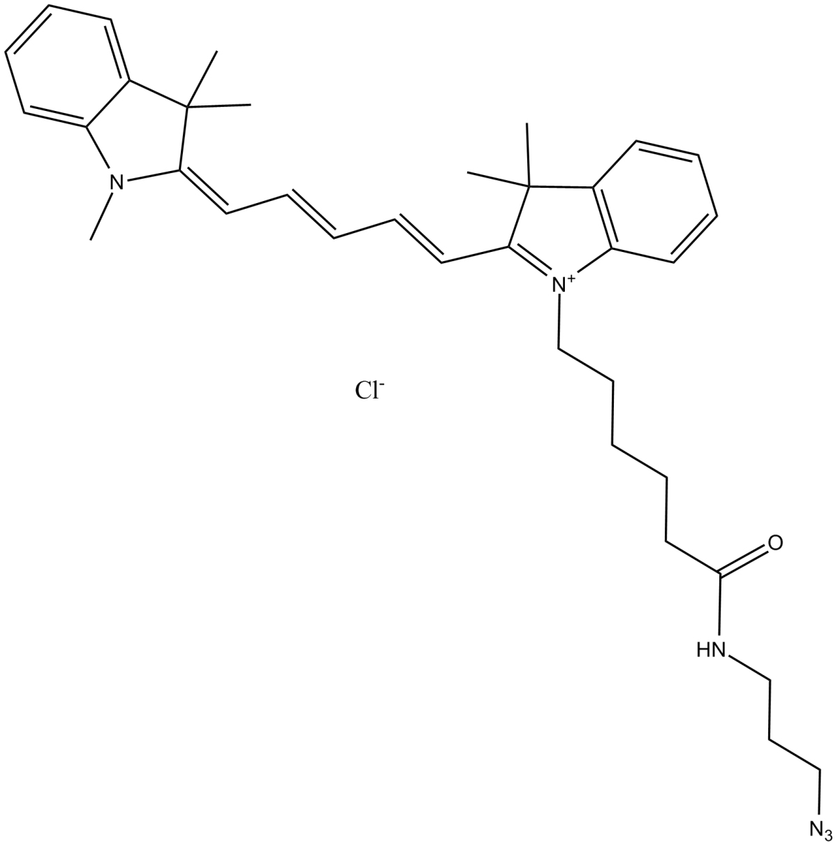 Cy5 azide(non-sulfonated)图片