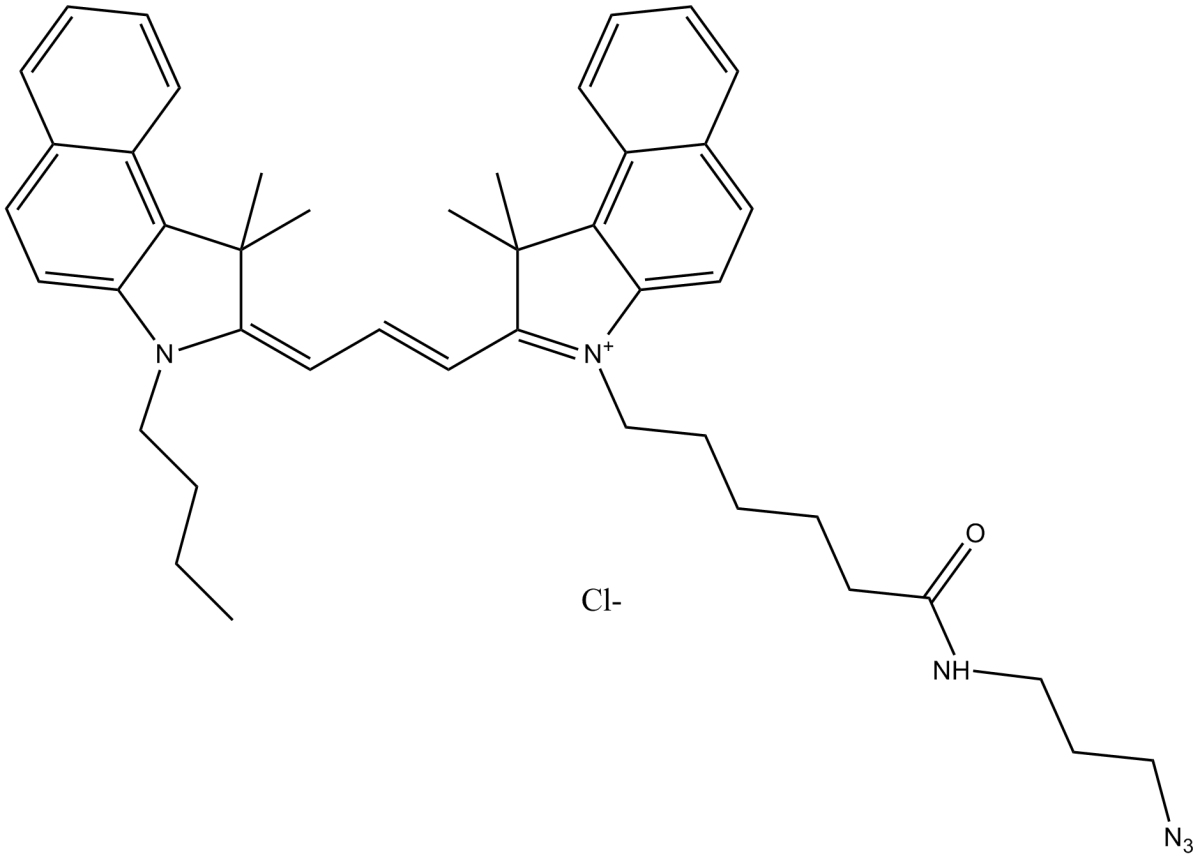 Cy3,5 azide(non-sulfonated)图片