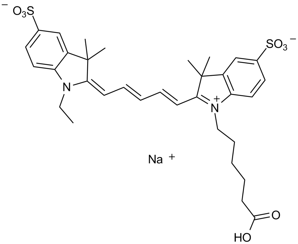 Cy5 carboxylic acid(Et)图片