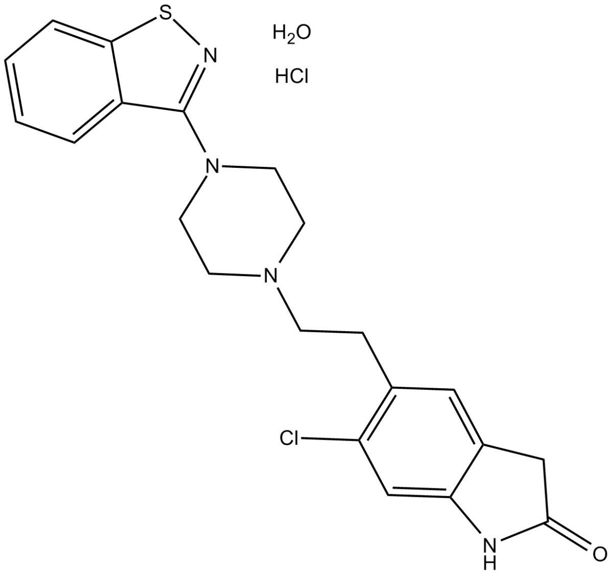 Ziprasidone hydrochloride monohydrate图片