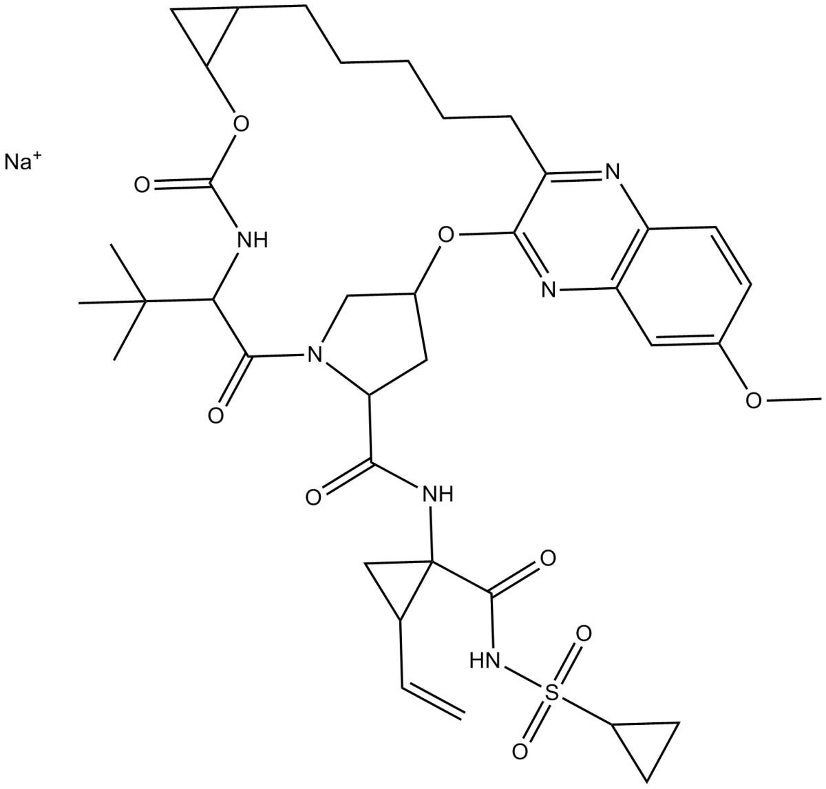 MK-5172 sodium salt图片