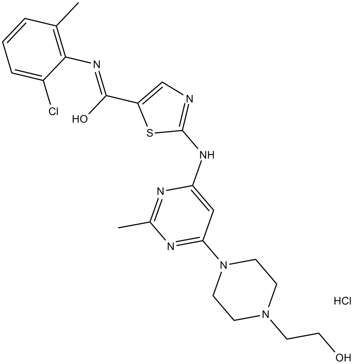 Dasatinib hydrochloride图片