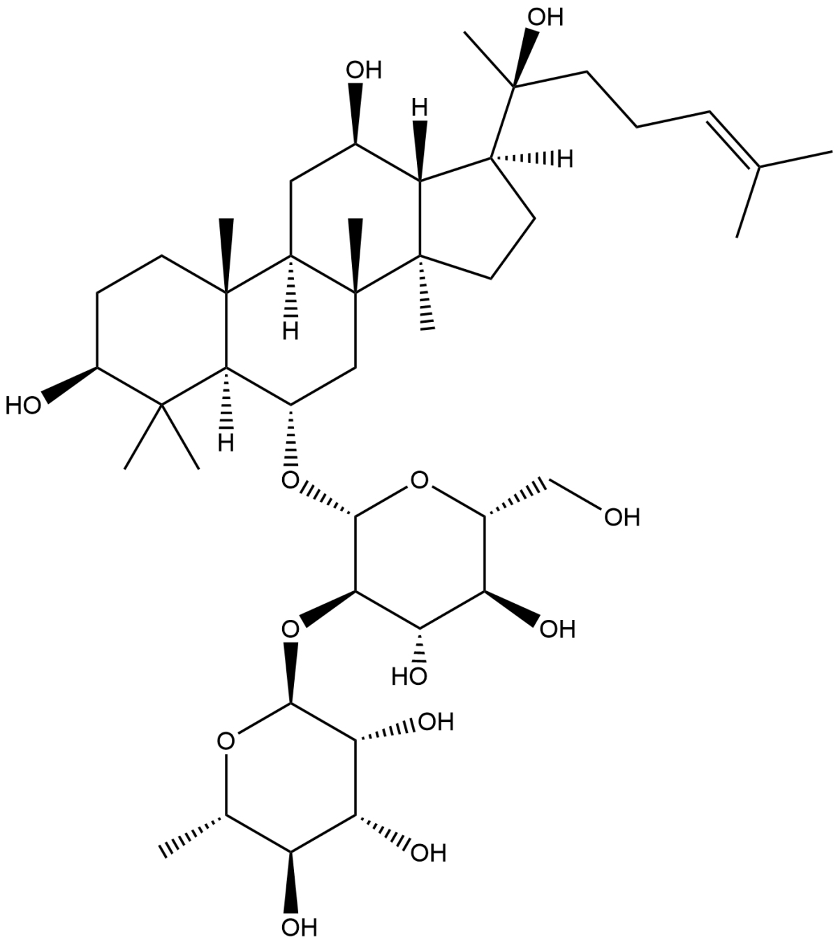 Ginsenoside Rg2图片