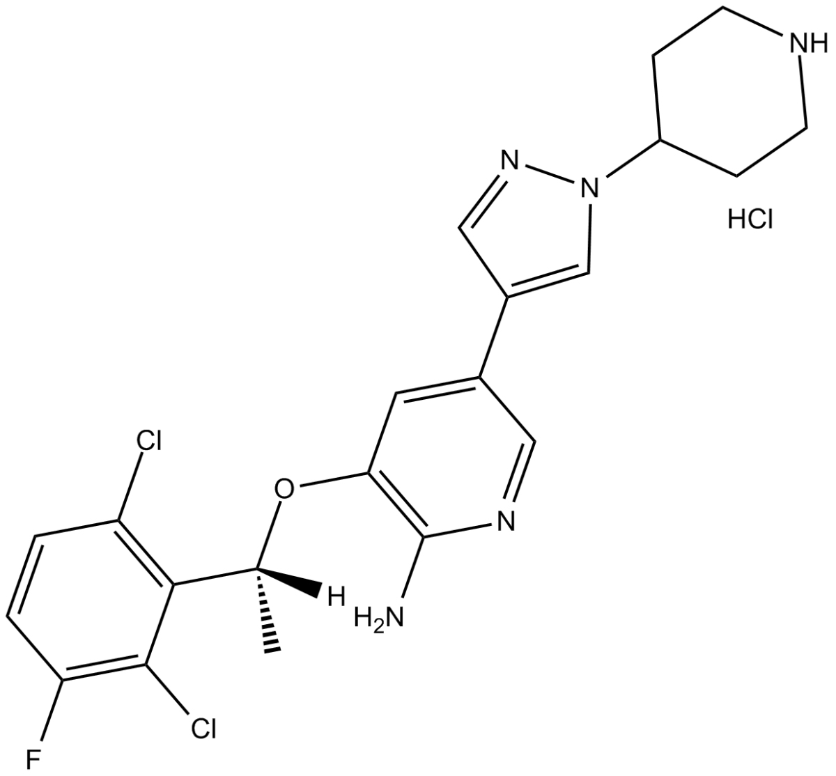 Crizotinib hydrochloride图片