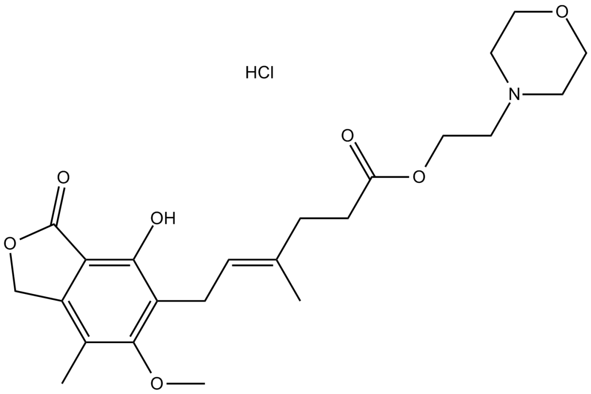 Mycophenolate mofetil hydrochloride图片