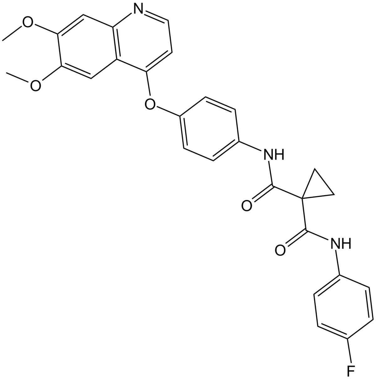 Cabozantinib(XL184,BMS-907351)图片