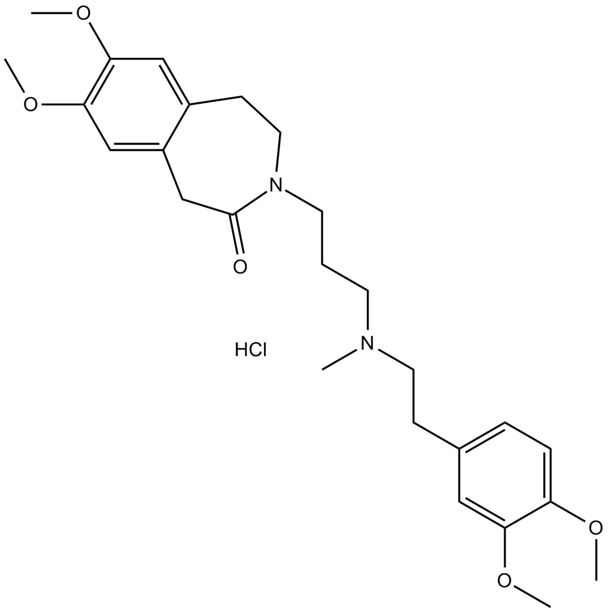 Zatebradine hydrochloride图片
