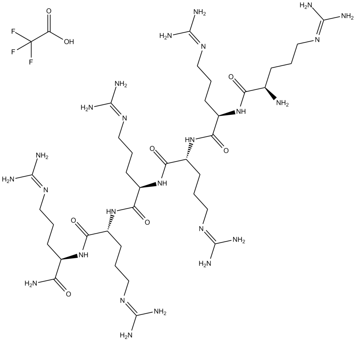 Hexa-D-arginine TFA图片