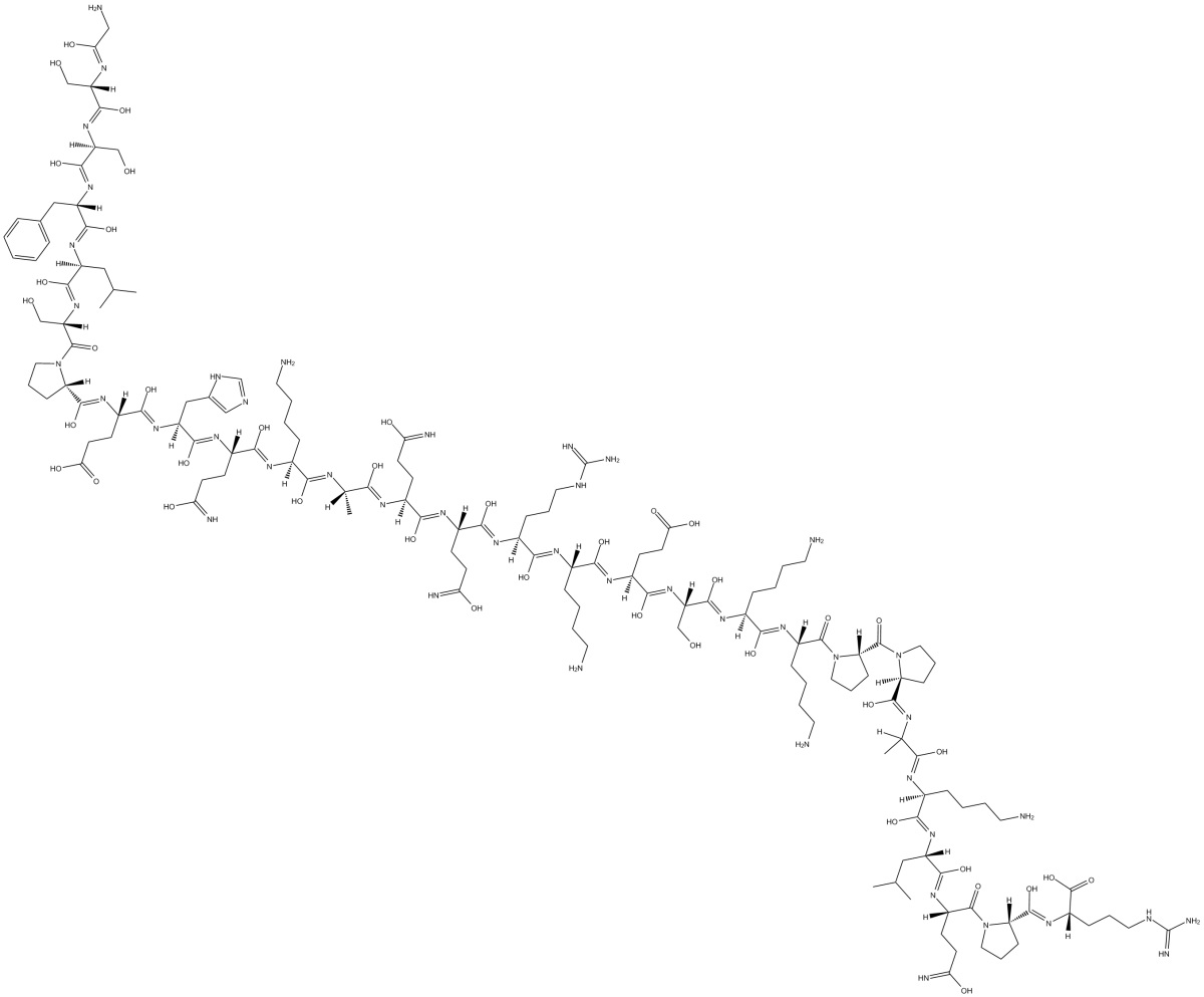 [Des-octanoyl]-Ghrelin(rat)图片