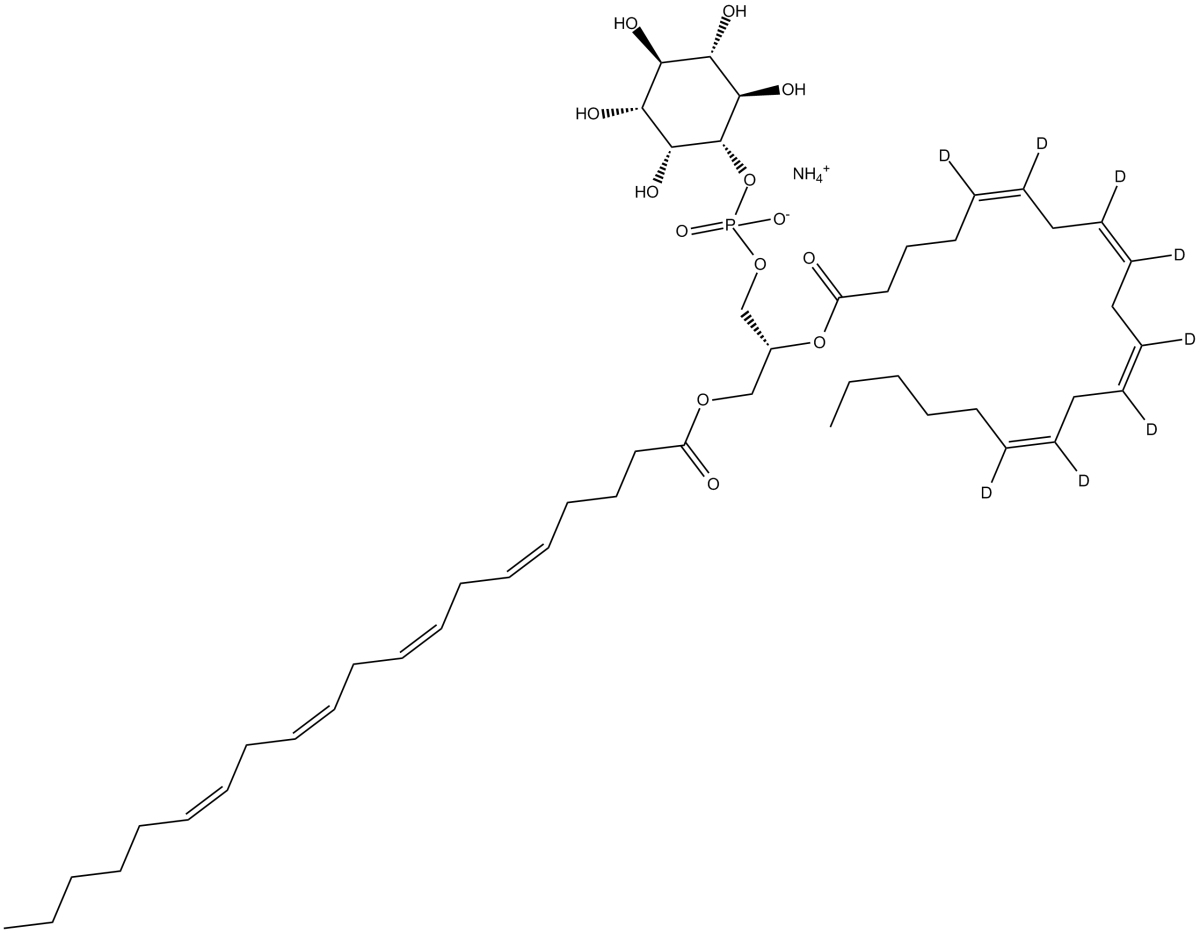 PtdIns-(1-arachidonoyl,2-arachidonoyl-d8)(ammonium salt)图片