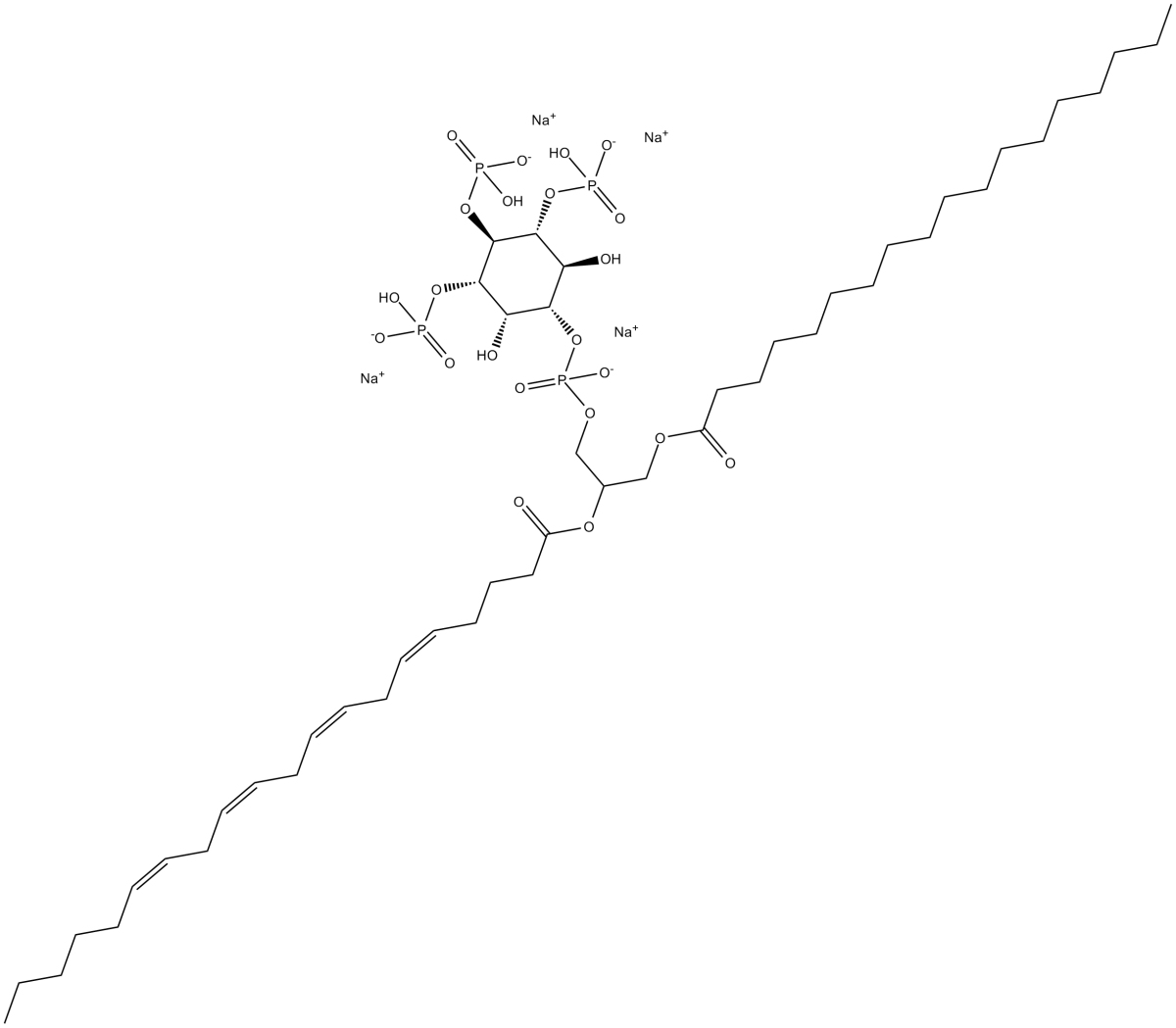 PtdIns-(3,4,5)-P3(1-stearoyl,2-arachidonoyl)(sodium salt)图片