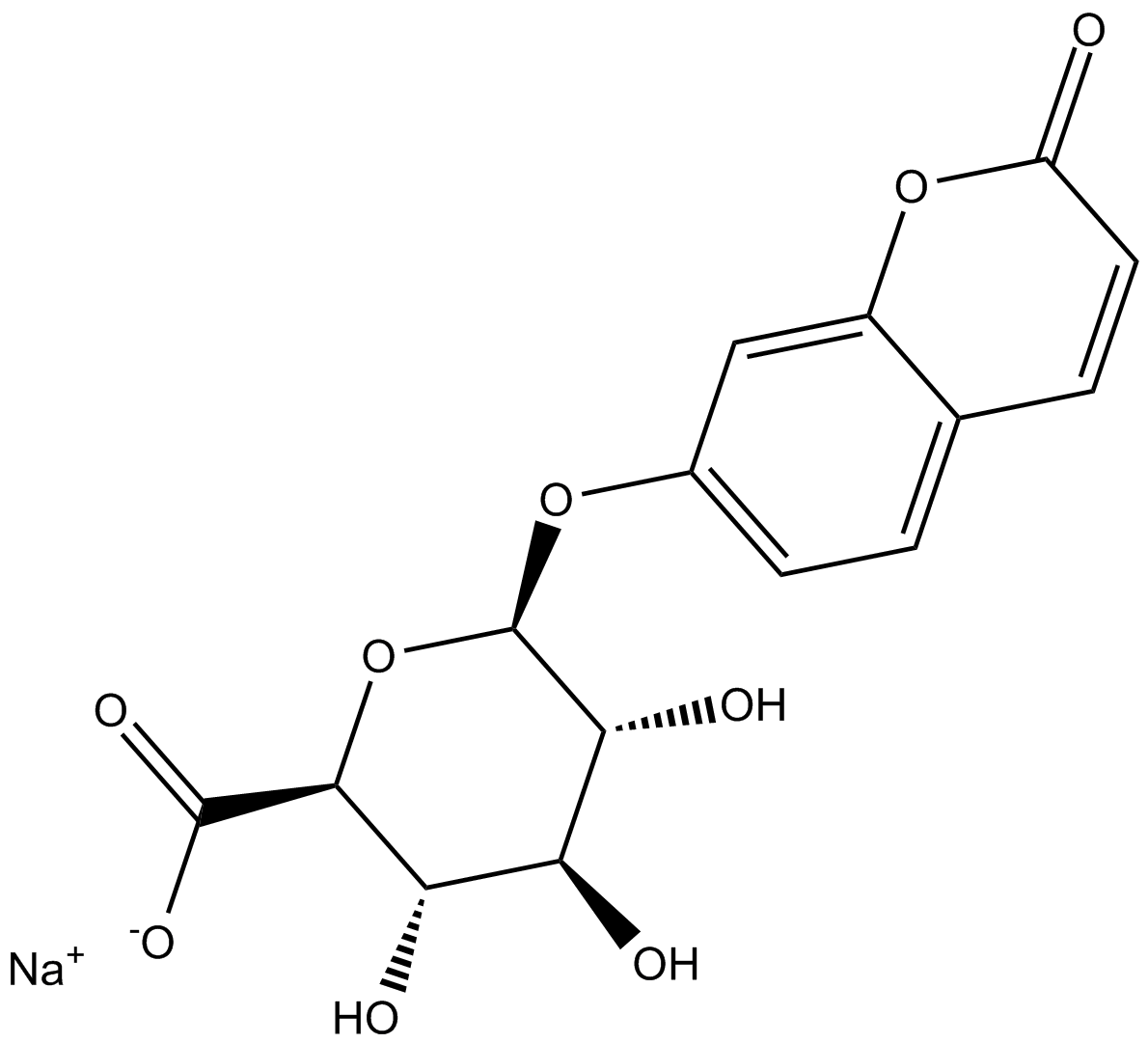 7-hydroxy Coumarin Glucuronide(sodium salt)图片