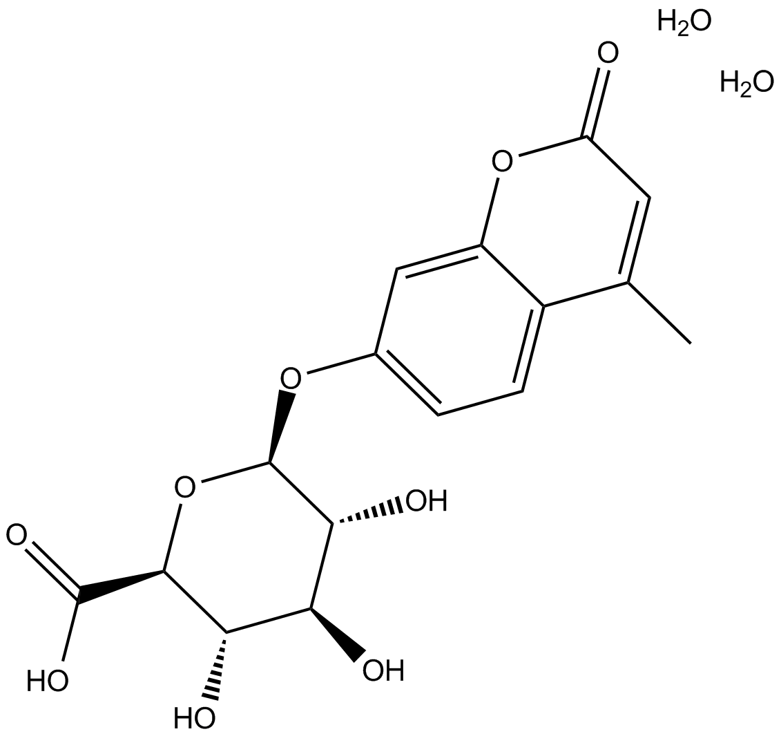 4-Methylumbelliferyl-β-D-Glucuronide(hydrate)图片