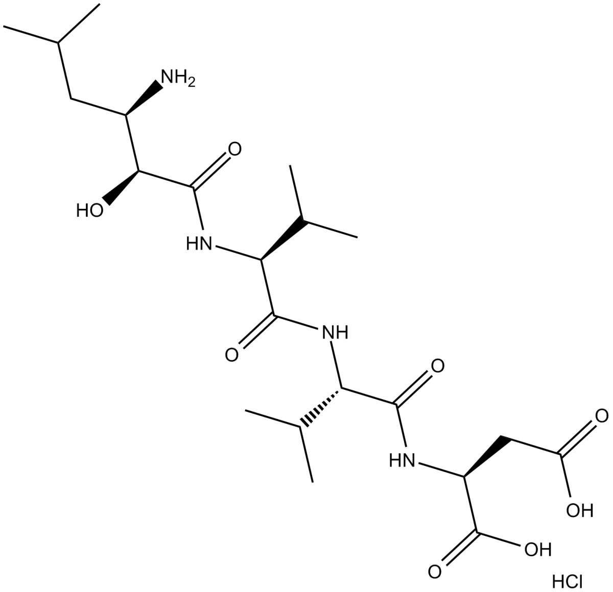 Amastatin(hydrochloride)图片