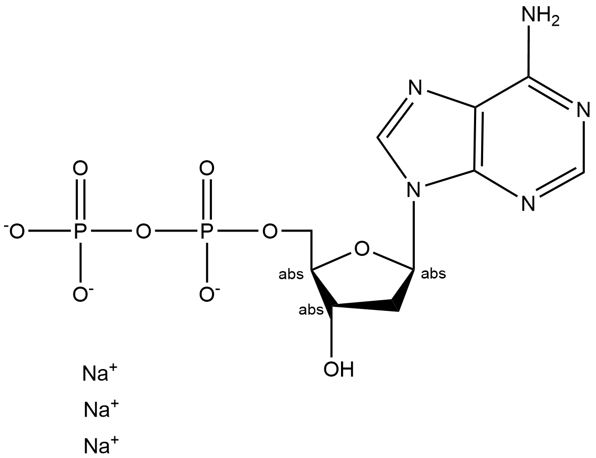 2'-Deoxyadenosine-5'-diphosphate trisodium salt(dADP·Na3)图片