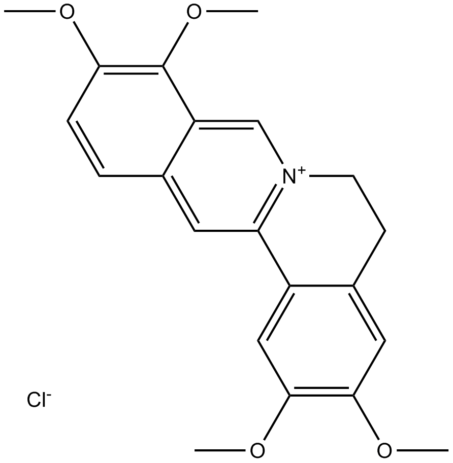 Palmatine hydrochloride图片