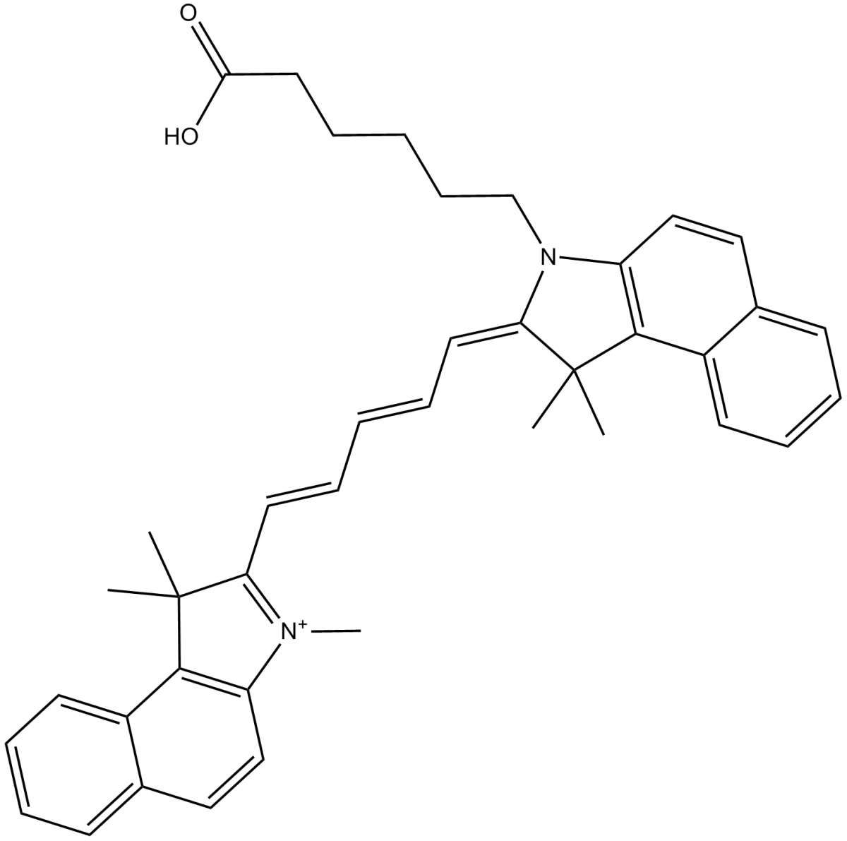 Cy5,5 carboxylic acid(non-sulfonated)图片
