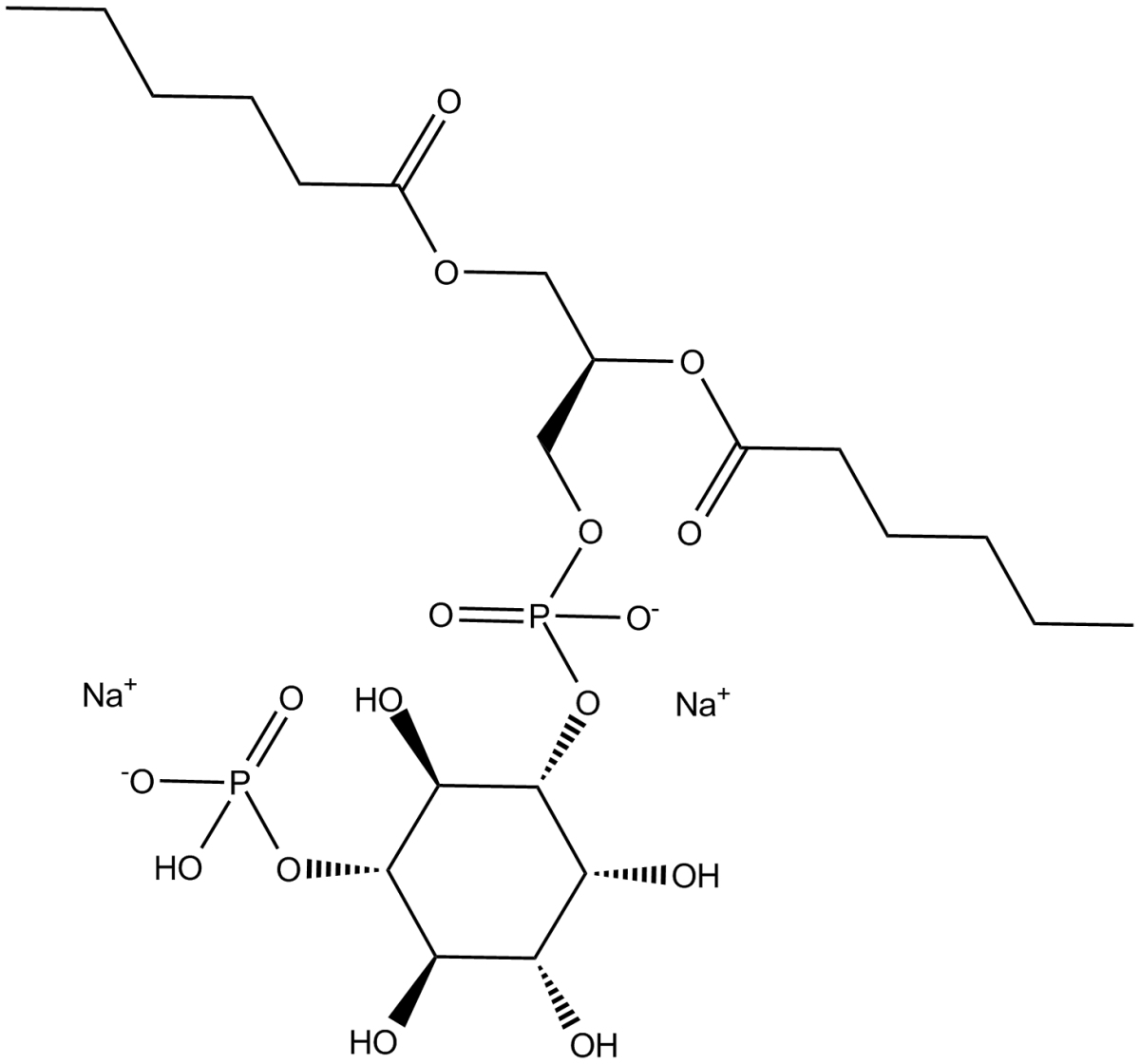 PtdIns-(5)-P1(1,2-dihexanoyl)(sodium salt)图片