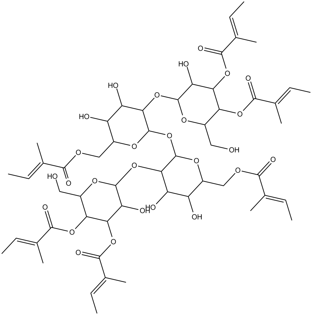 Actinotetraose Hexatiglate图片