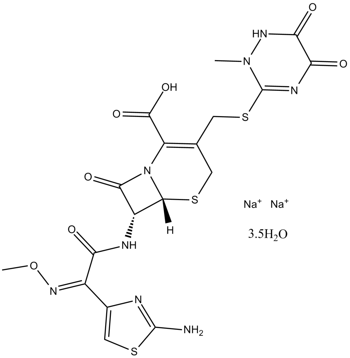 Ceftriaxone Sodium Trihydrate图片
