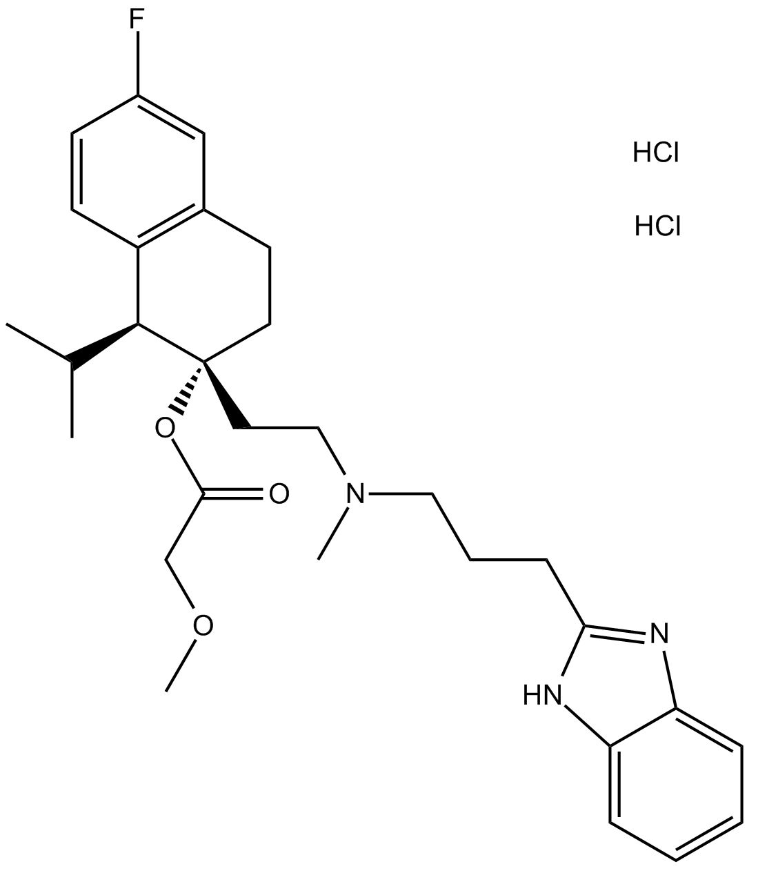 Mibefradil dihydrochloride图片