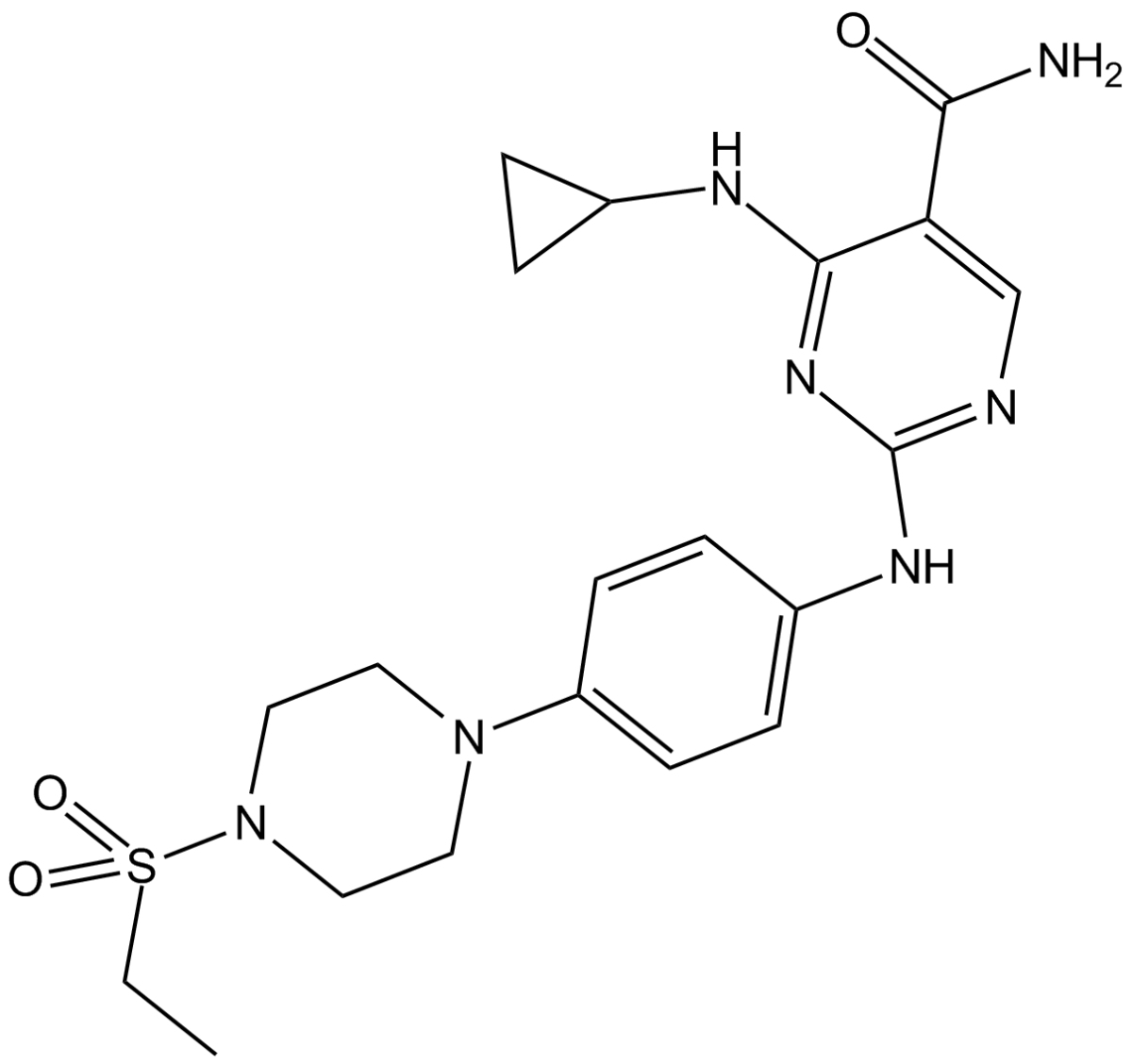 Cerdulatinib(PRT062070)图片