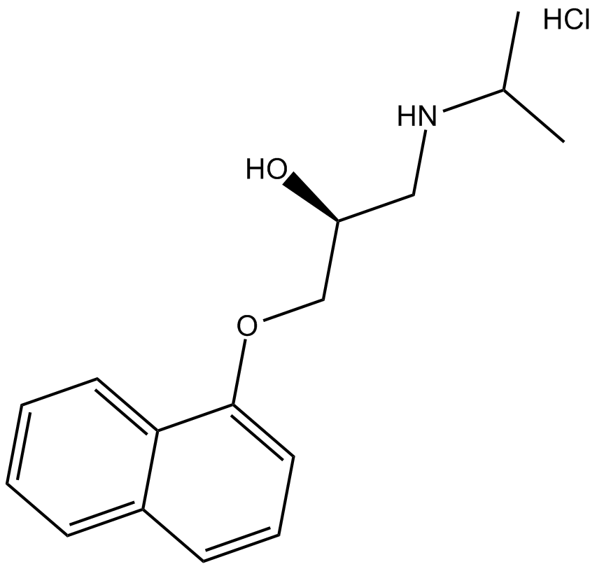 (S)-(-)-Propranolol hydrochloride图片