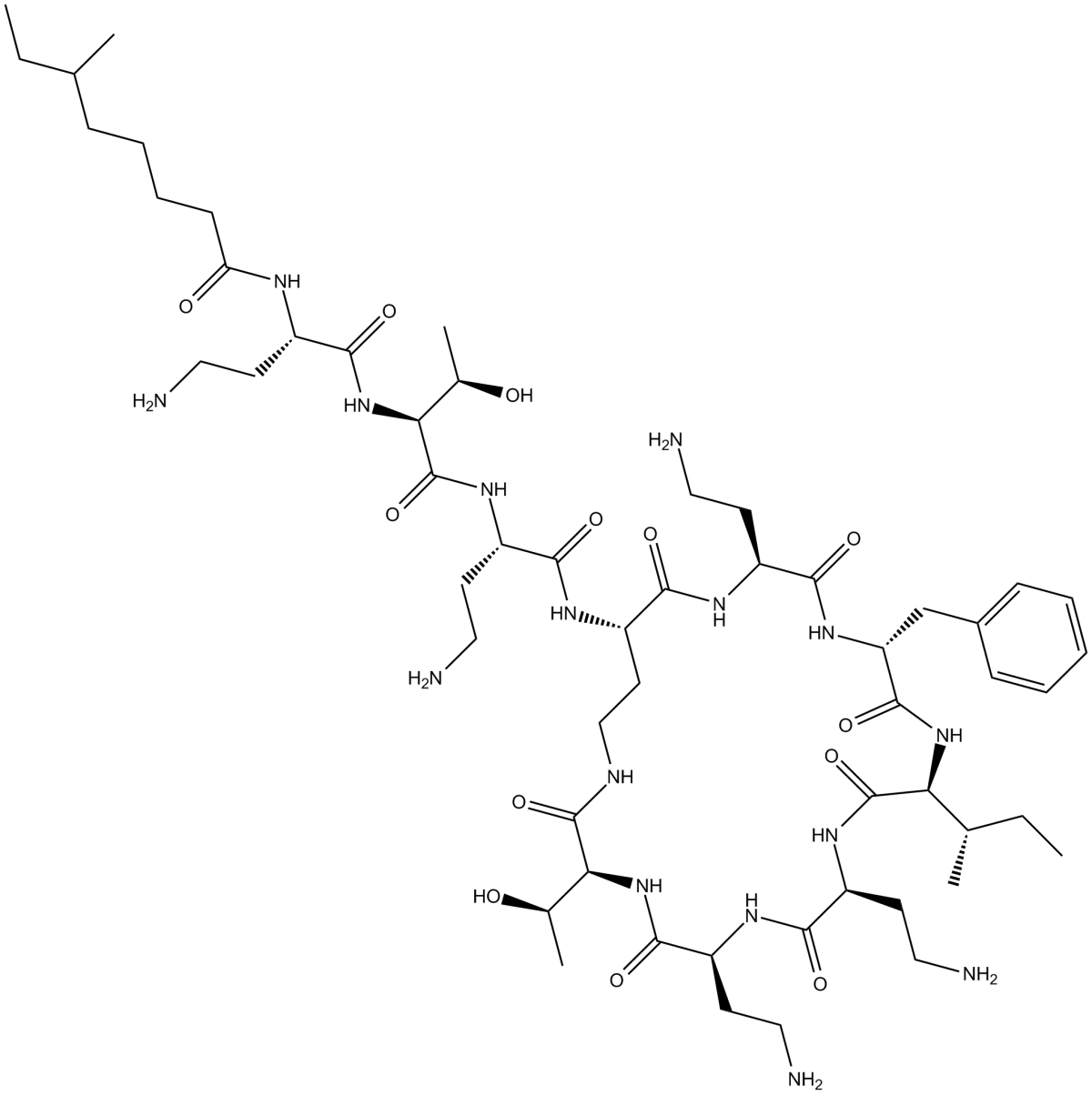 Polymyxin B1 Isoleucine图片