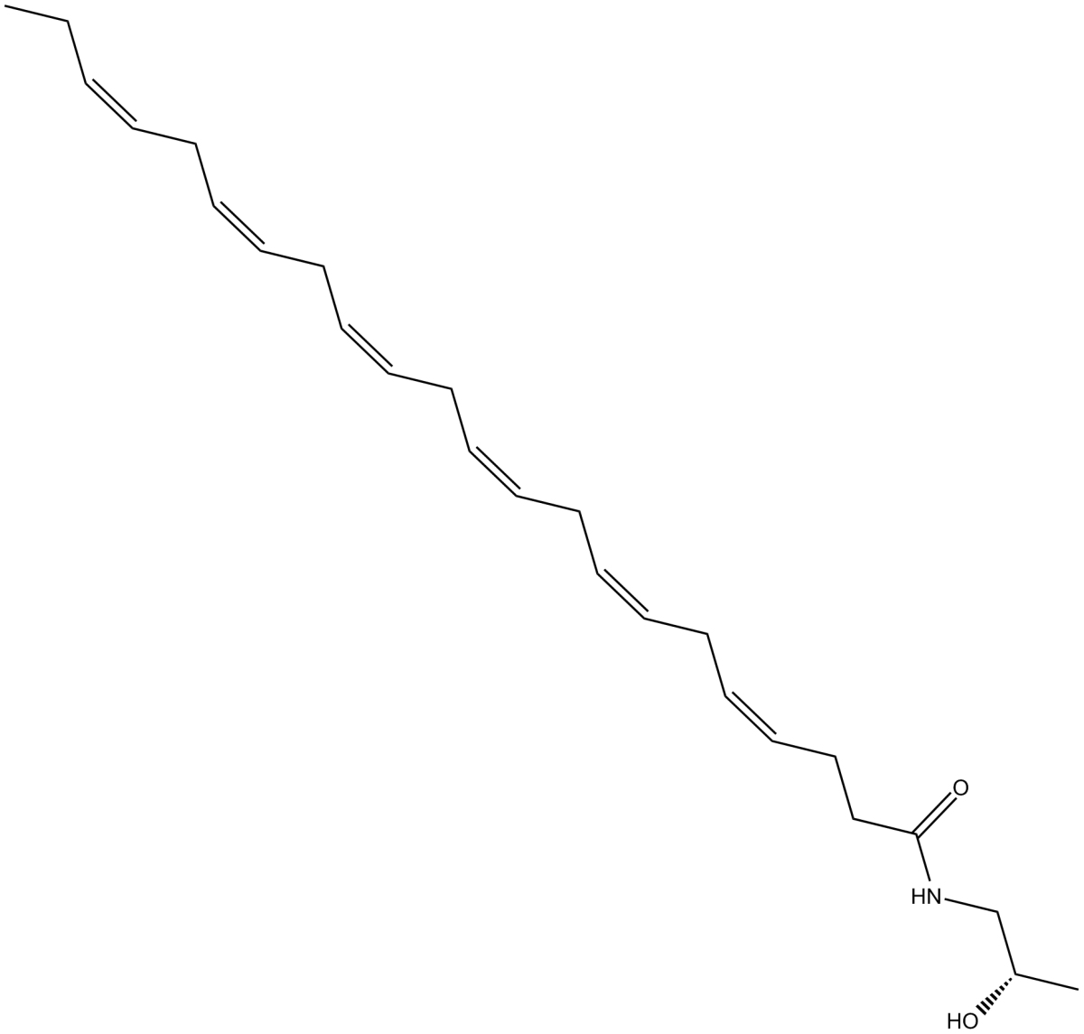 (S)-(+)-Docosahexaenyl-2'-Hydroxy-1'-Propylamide图片