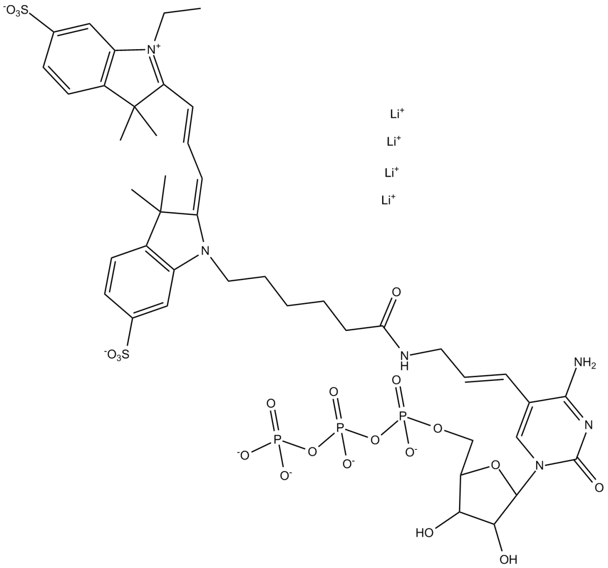 Cyanine 3-AA-CTP图片