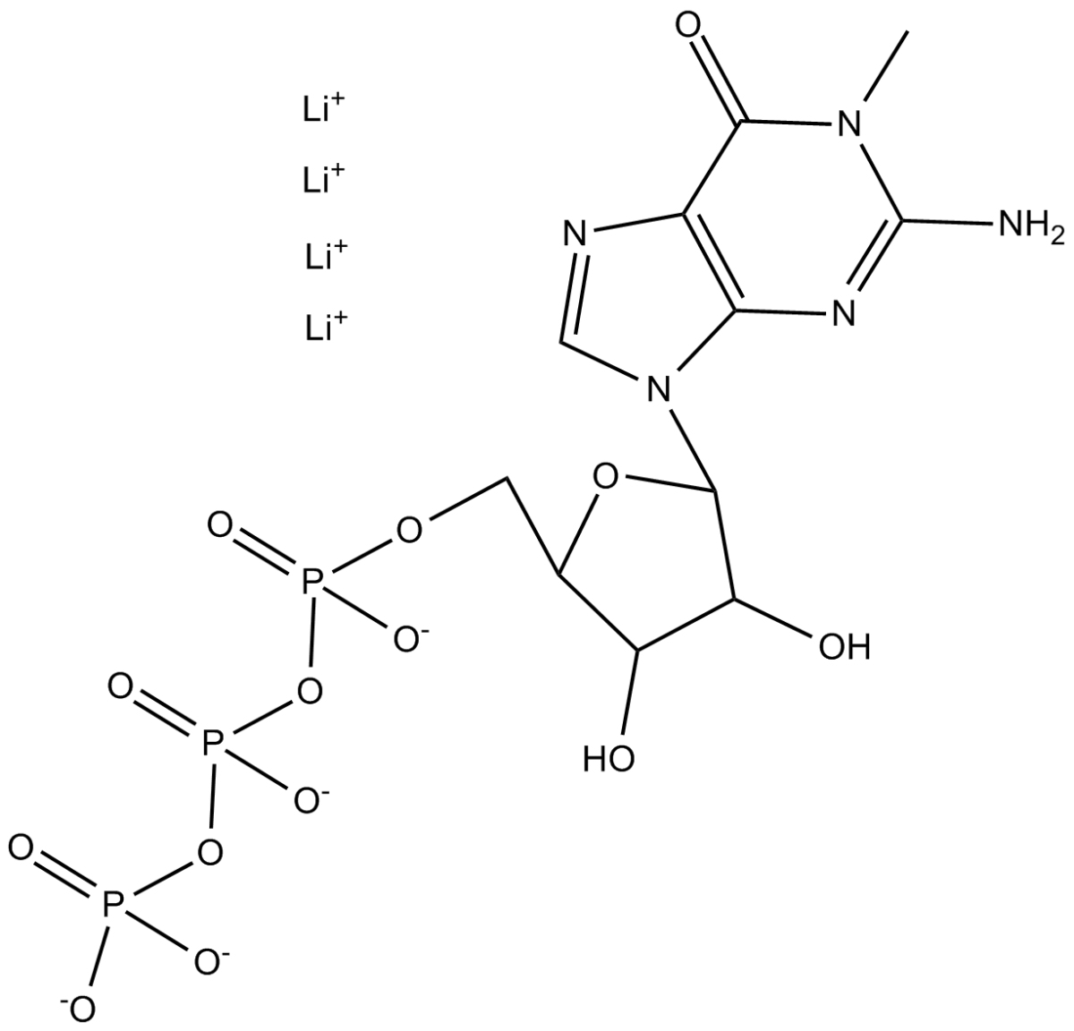 N1-Methylguanosine-5'-Triphosphate图片