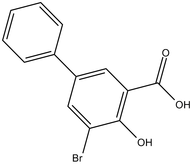 3-bromo-5-phenyl Salicylic Acid图片