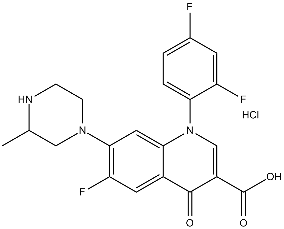 Temafloxacin(hydrochloride)图片