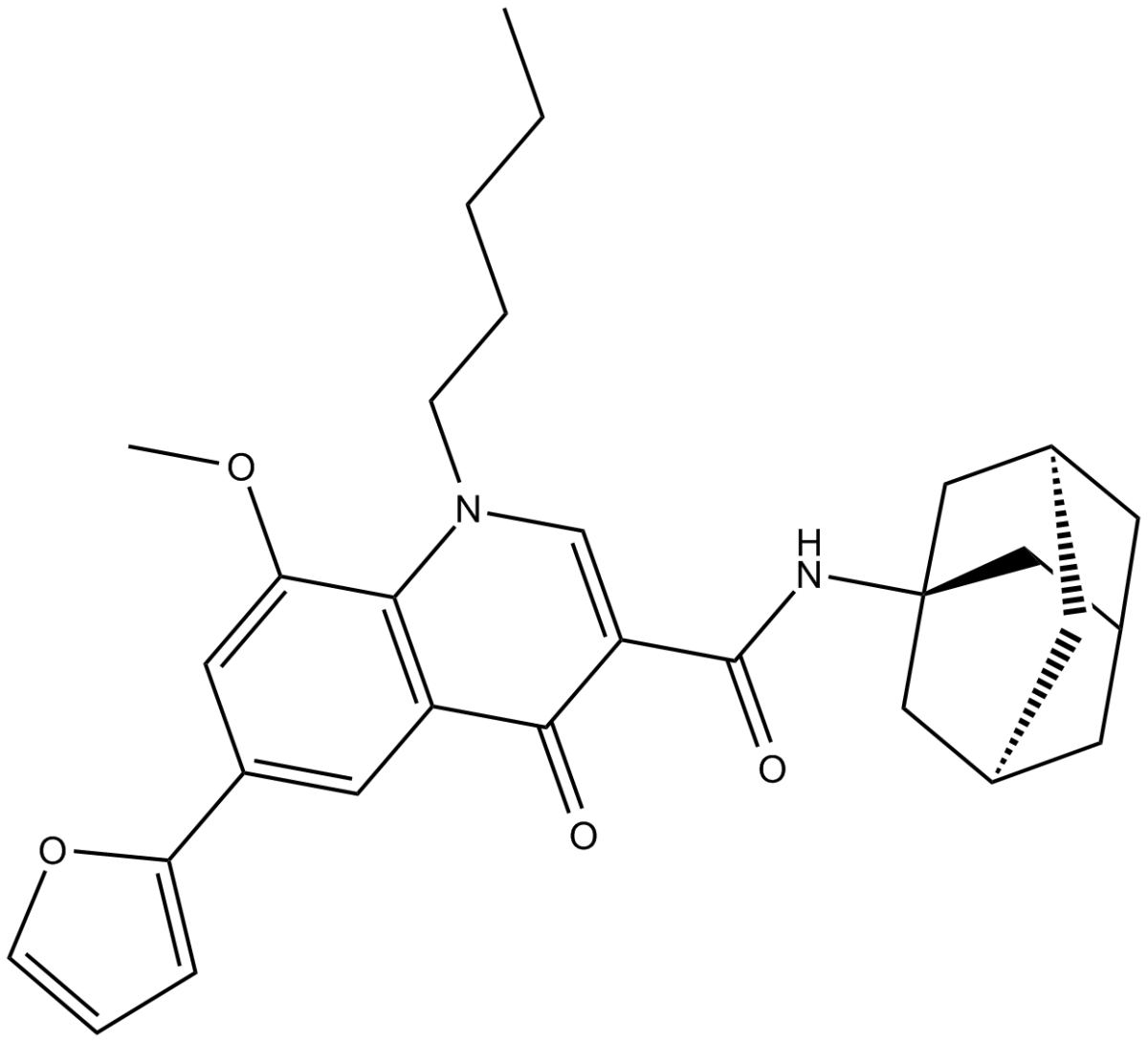 4-Quinolone-3-Carboxamide Furan CB2 Agonist图片