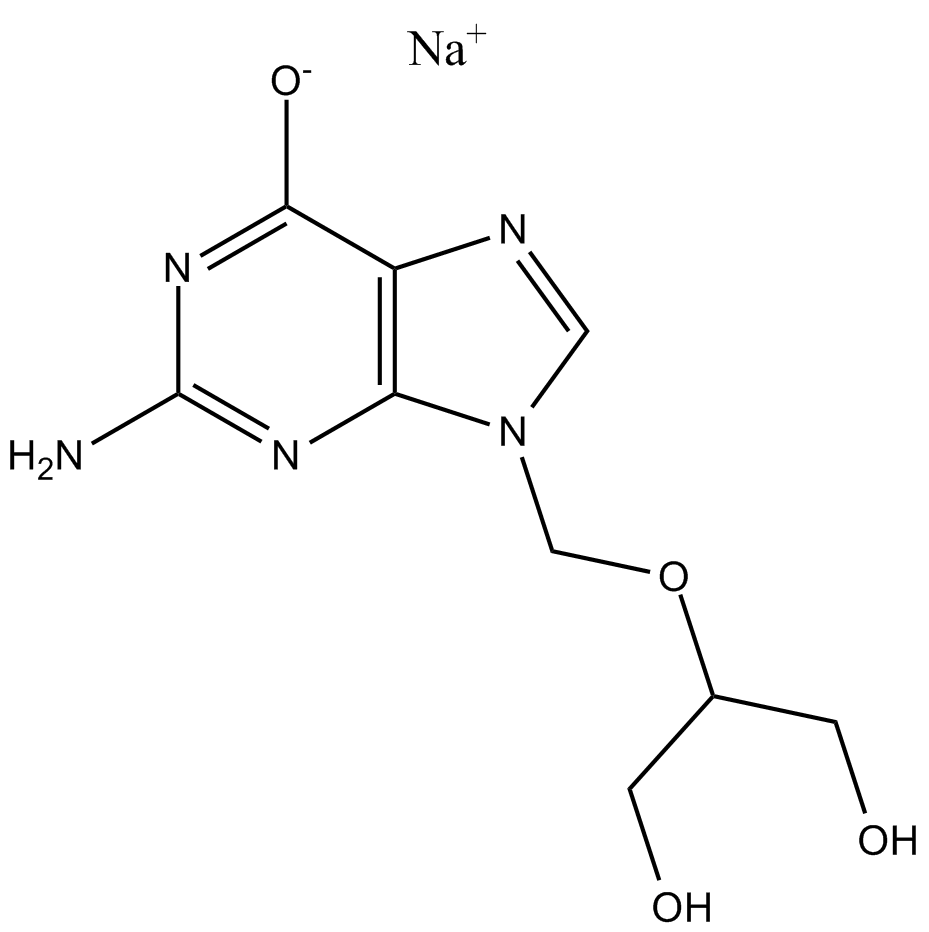 Ganciclovir sodium图片