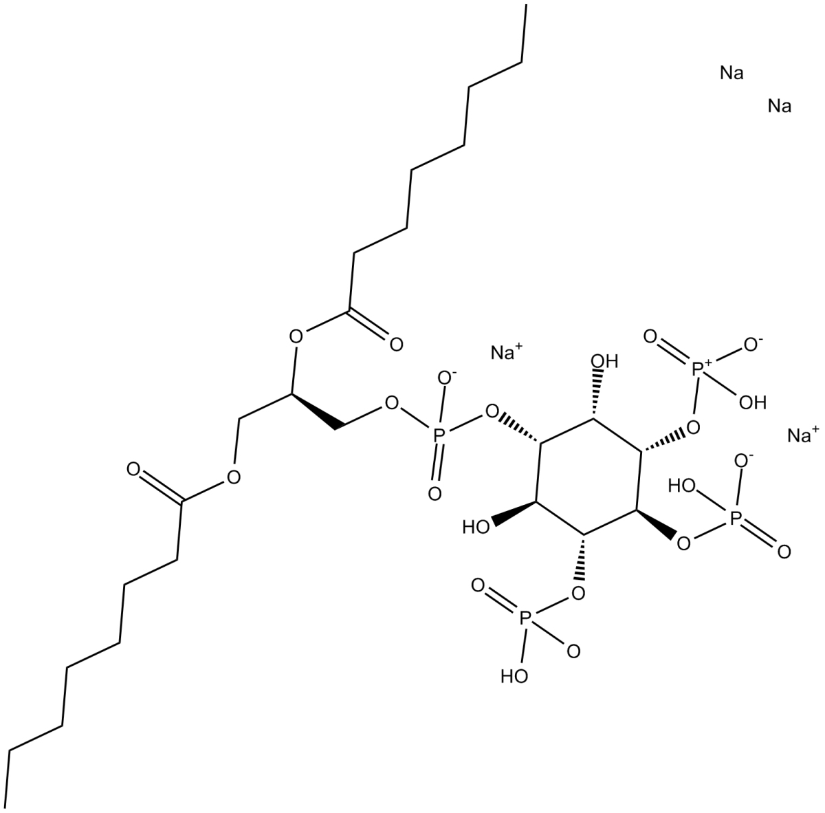 PtdIns-(3,4,5)-P3(1,2-dioctanoyl)(sodium salt)图片