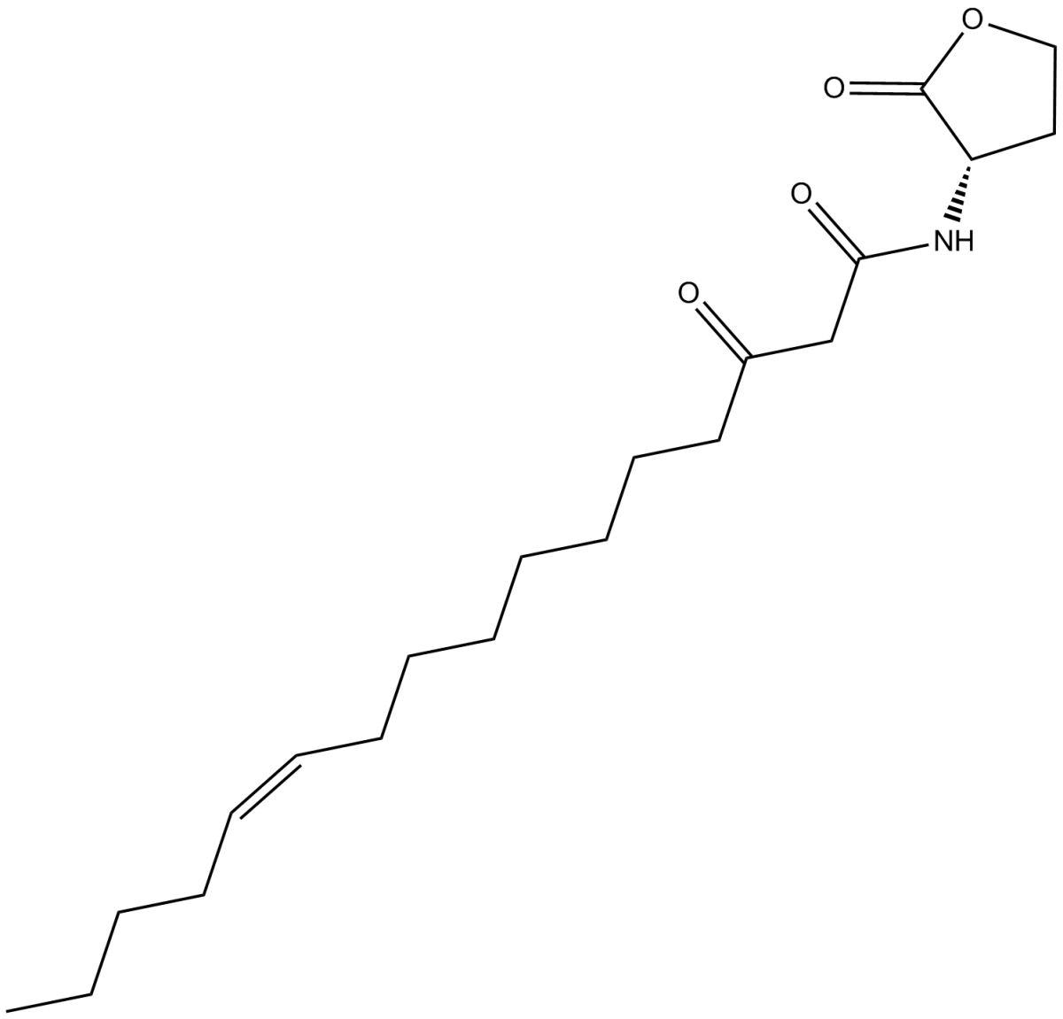 N-3-oxo-hexadec-11(Z)-enoyl-L-Homoserine lactone图片