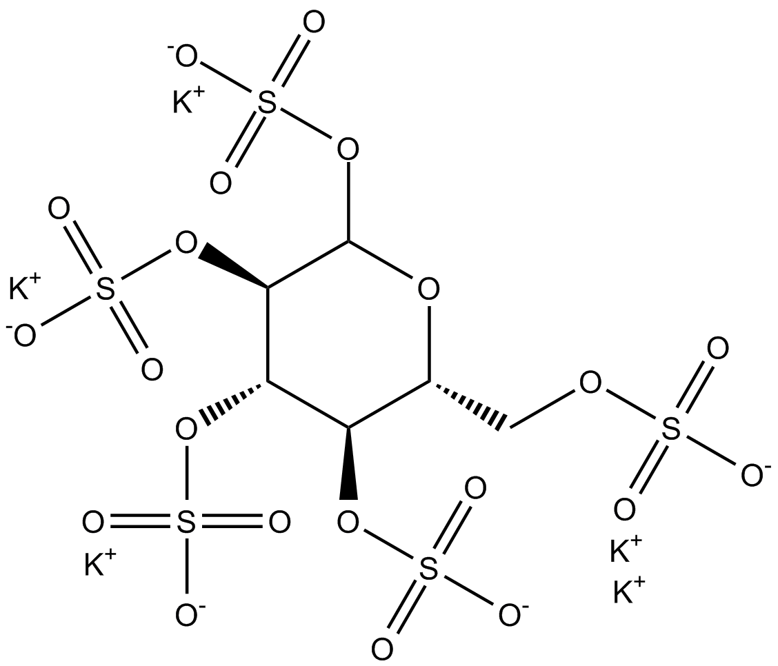Glucose pentasulfate(potassium salt)图片