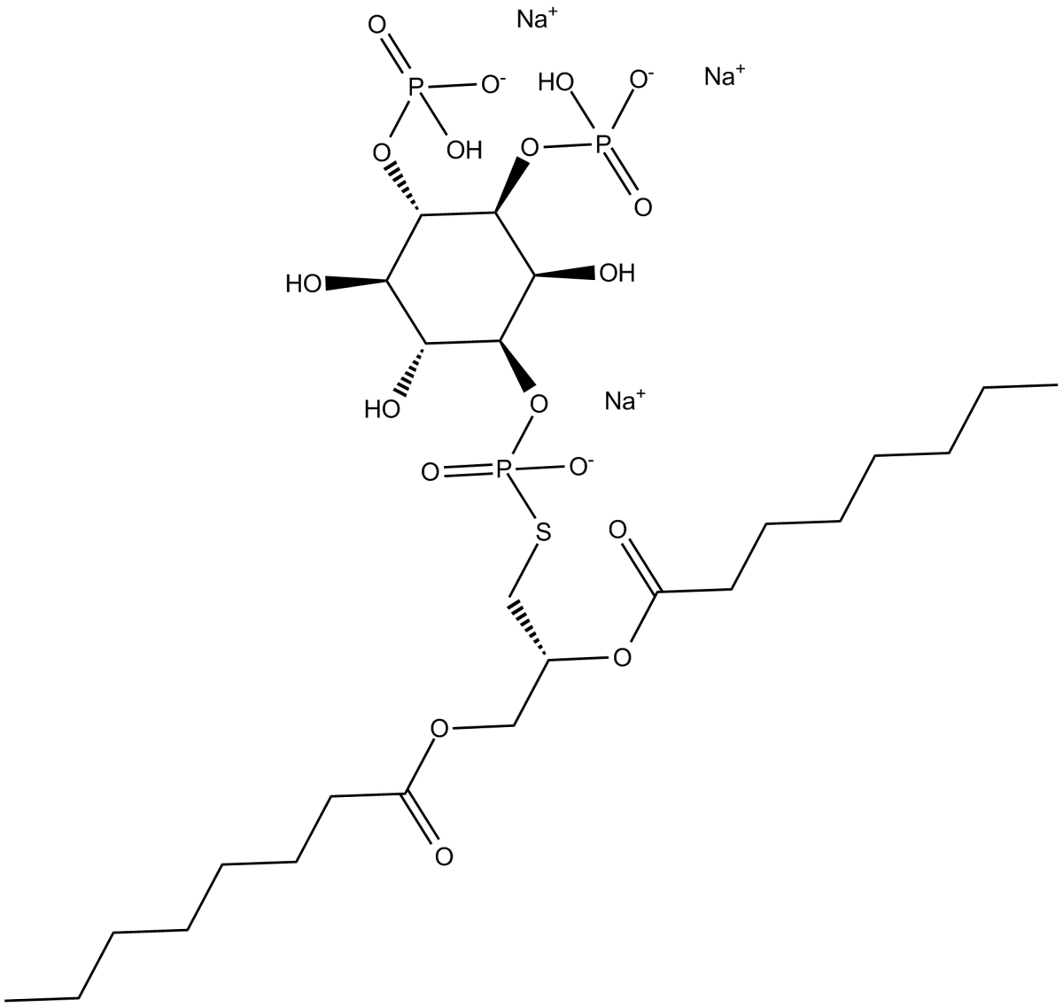 Ptd(S)Ins-(3,4)-P2(1,2-dioctanoyl)(sodium salt)图片