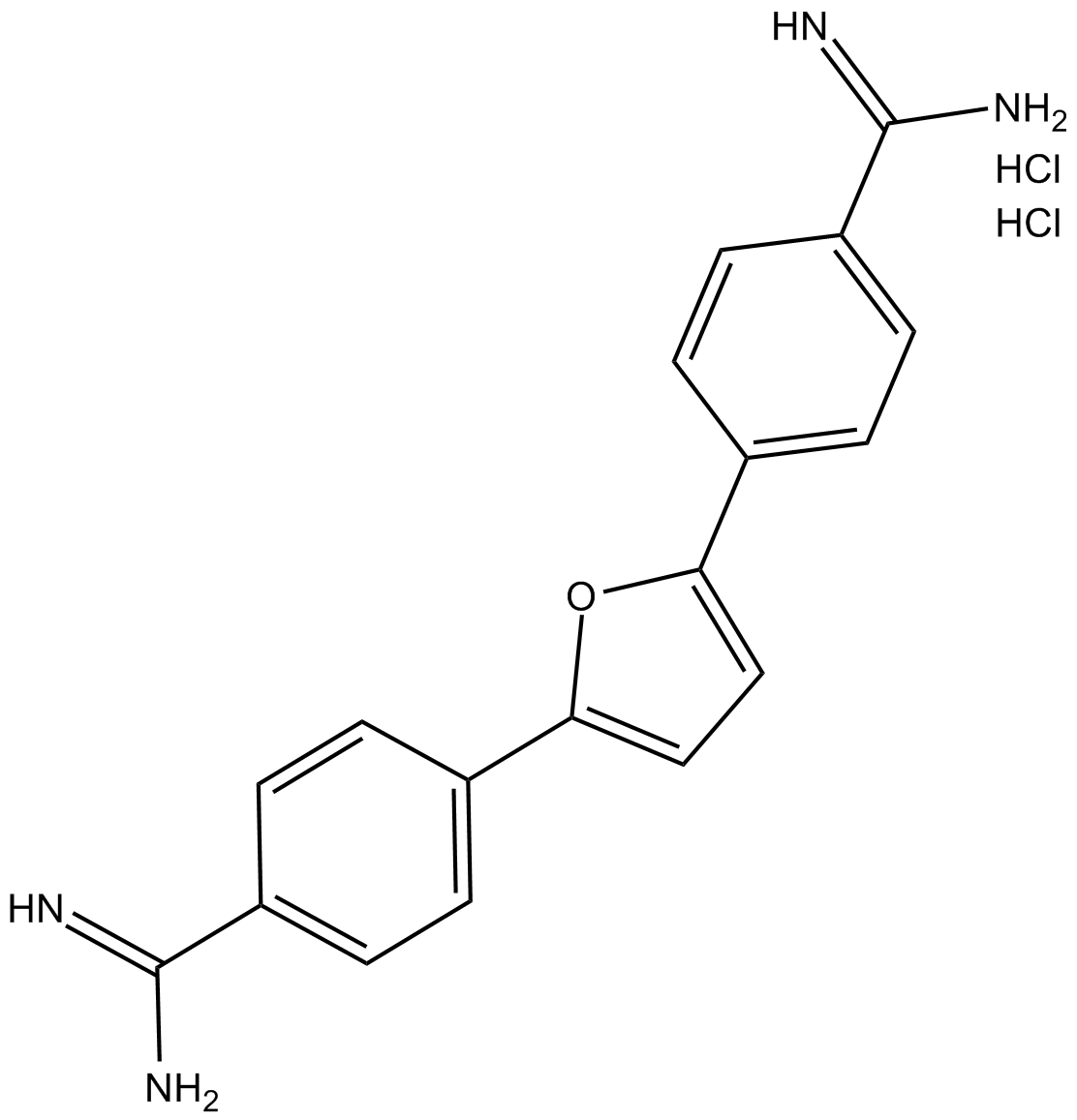Furamidine(hydrochloride)图片