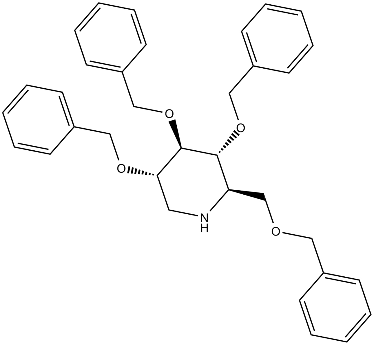 Deoxynojirimycin Tetrabenzyl Ether图片