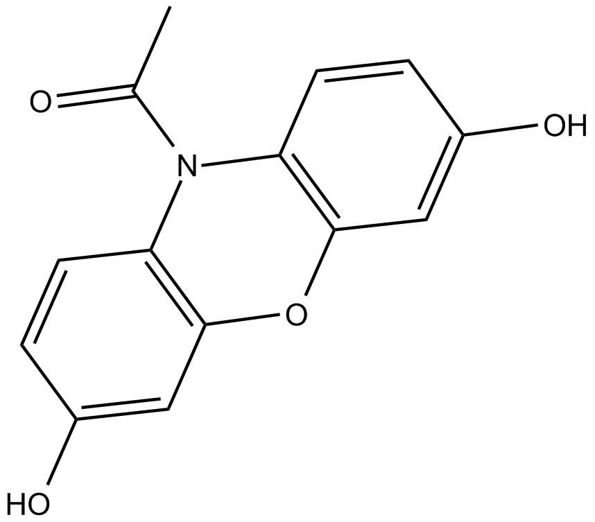 10-Acetyl-3,7-dihydroxyphenoxazine图片