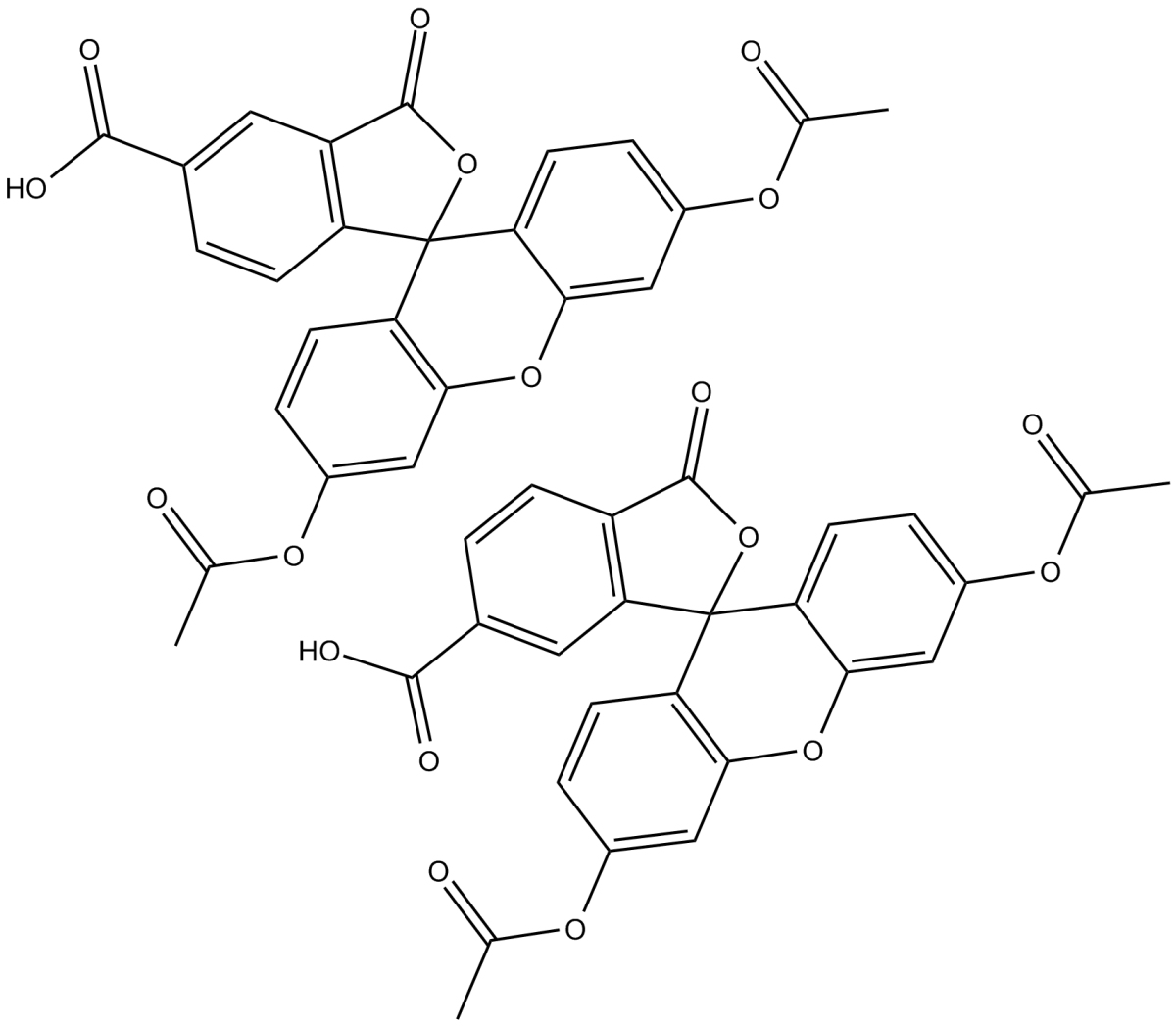 5(6)-Carboxyfluorescein diacetate图片