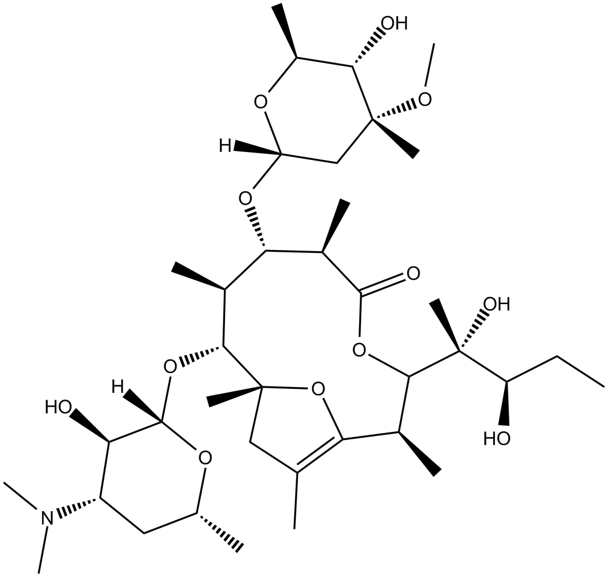Pseudoerythromycin A enol ether图片